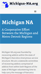 Mobile Screenshot of michigan-na.org
